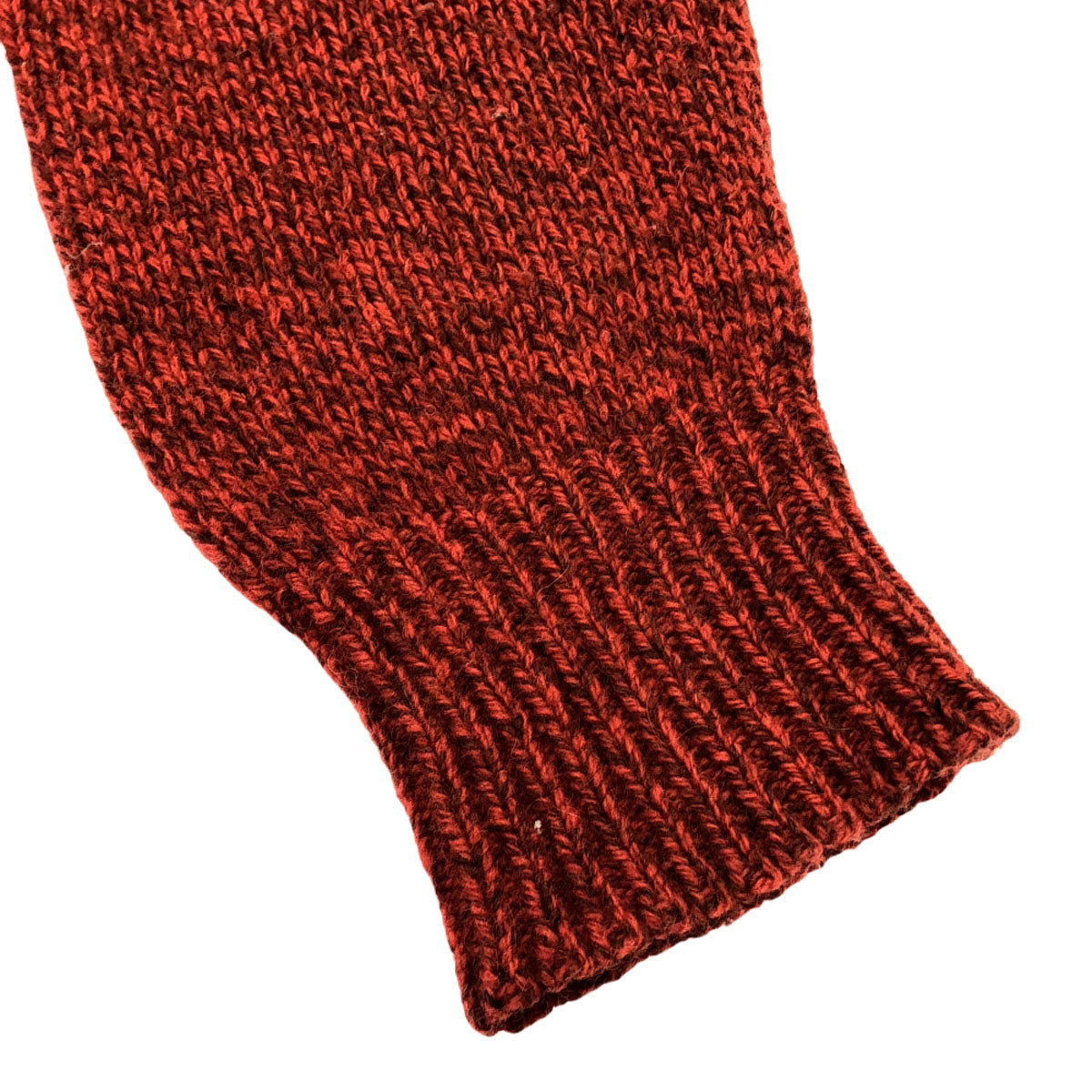 L.L.Bean エルエルビーン 80s ウールブレンド ヴィンテージ 長袖 クルーネック ニット L レッド セーター メンズ