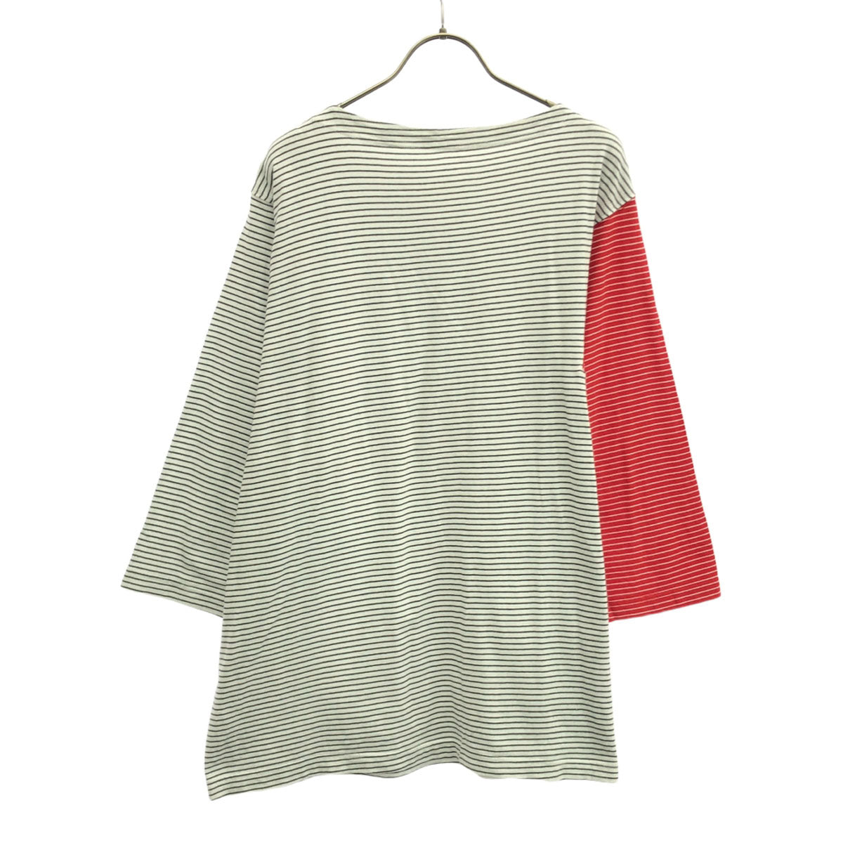 ADERERROR アーダーエラー ボーダー柄 7分袖 カットソー 3 ホワイト レディース