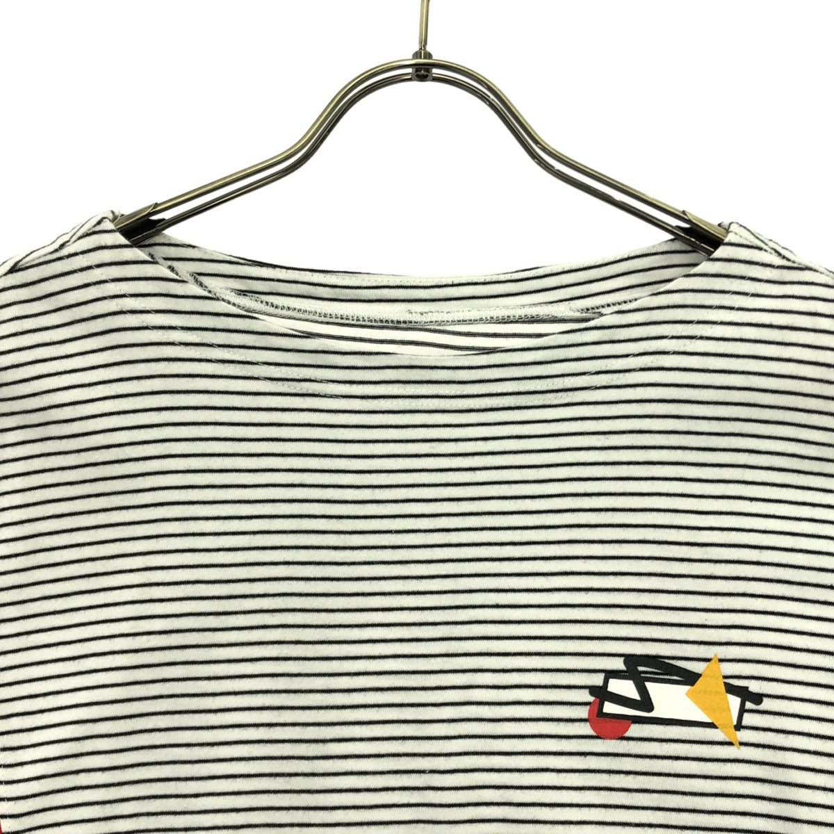 ADERERROR アーダーエラー ボーダー柄 7分袖 カットソー 3 ホワイト レディース