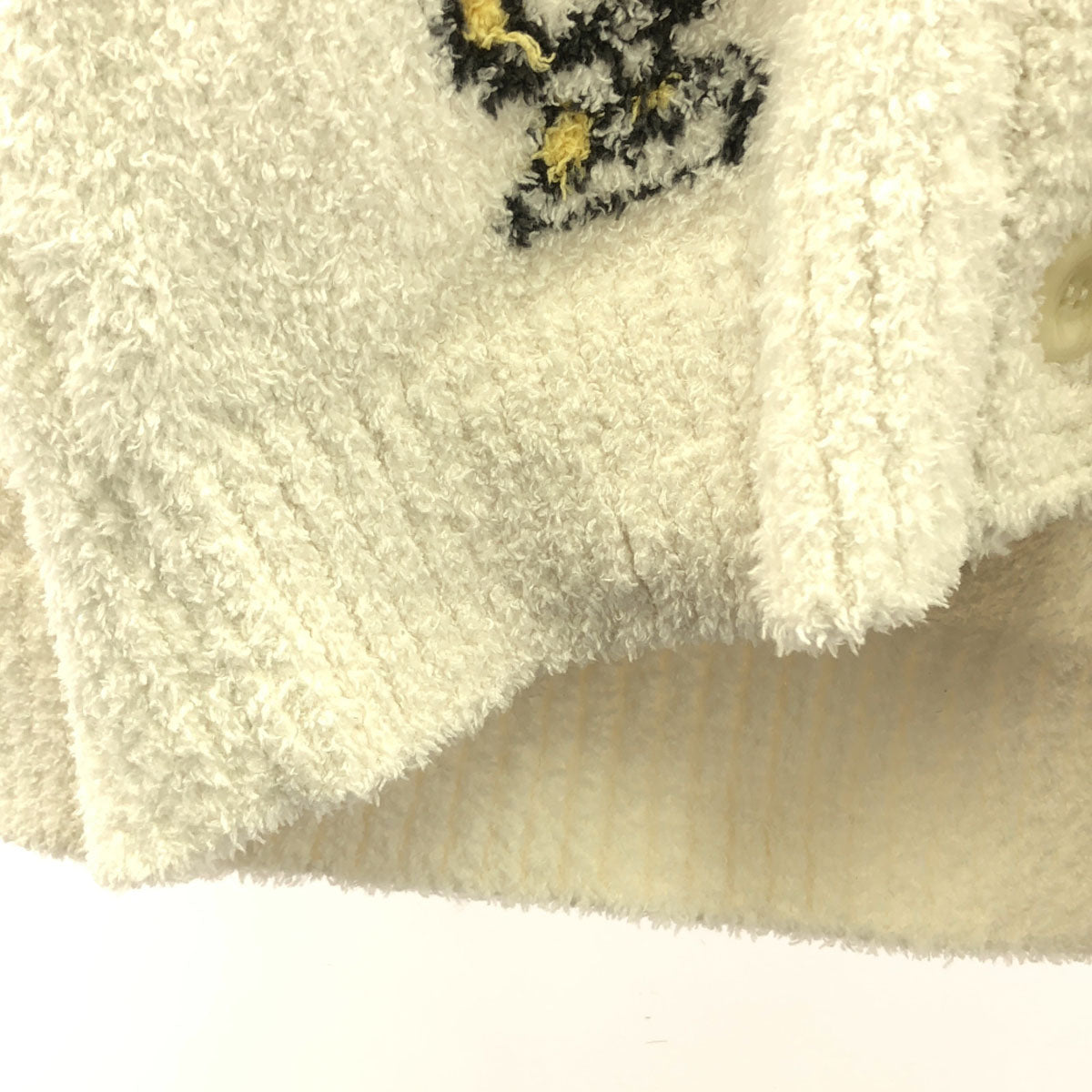 未使用 gelato pique ジェラートピケ スヌーピー 長袖 SNOOPY JQDショール カーディガン F ホワイト ジェラピケ PWNT175011 タグ付き ルームウェア レディース