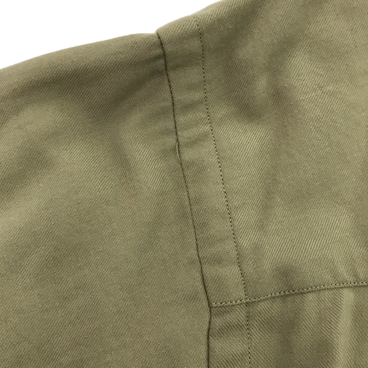 phlannel フランネル 日本製 長袖 ノーカラーシャツ 3 ベージュ メンズ