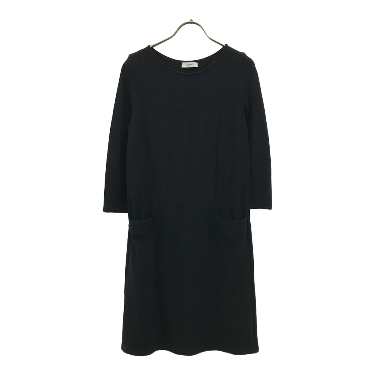 MAX&CO マックスアンドコー 7分袖 ワンピース ブラック レディース