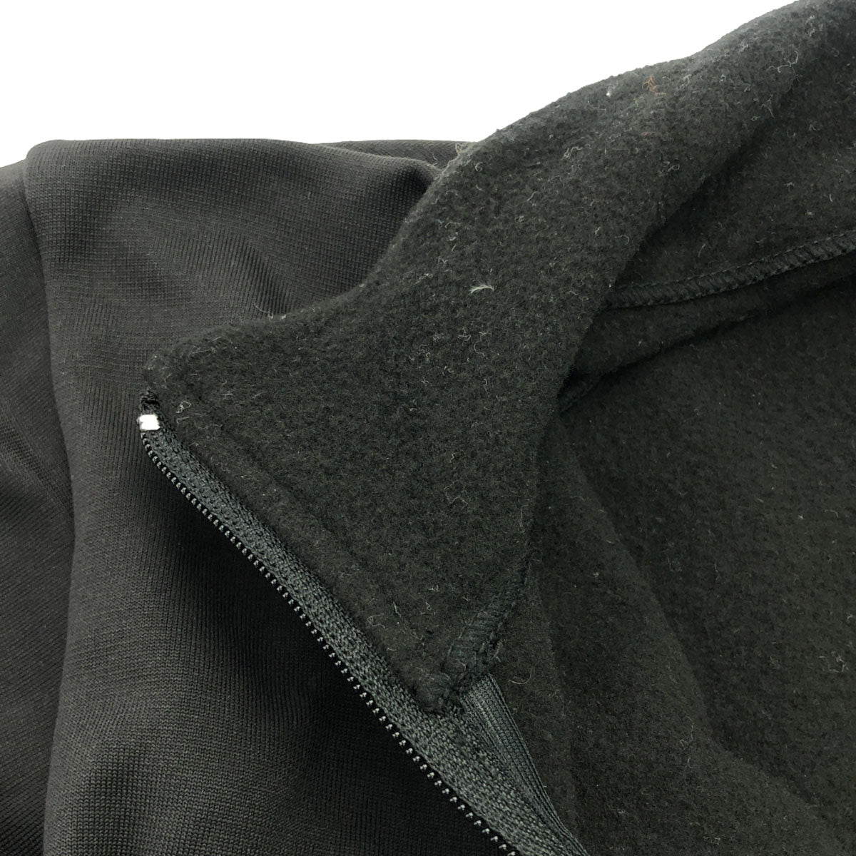 THE NORTH FACE ザノースフェイス ロゴプリント 長袖 クンブープル ジャケット M ブラック 裏フリース サムホール アウトドア NL71902 レディース