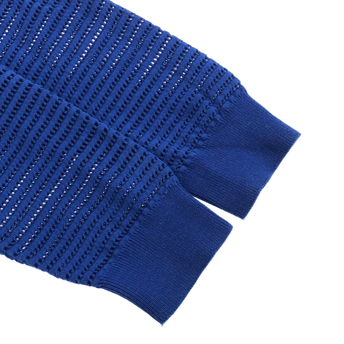 DIESEL BLACK GOLD ディーゼルブラックゴールド イタリア製 ロゴ コットンニット ジップジャケット XXL ブルー ビッグサイズ メンズ