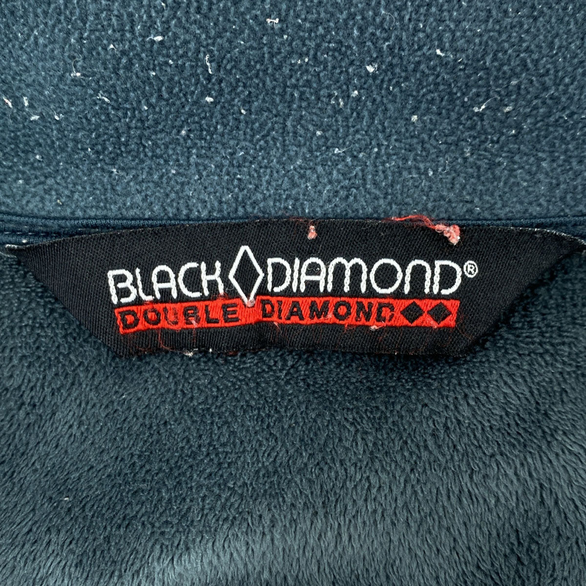 BLACK DIAMOND ブラックダイヤモンド ロゴ刺繍 ジップジャケット M ベージュ系 裏フリース メンズ