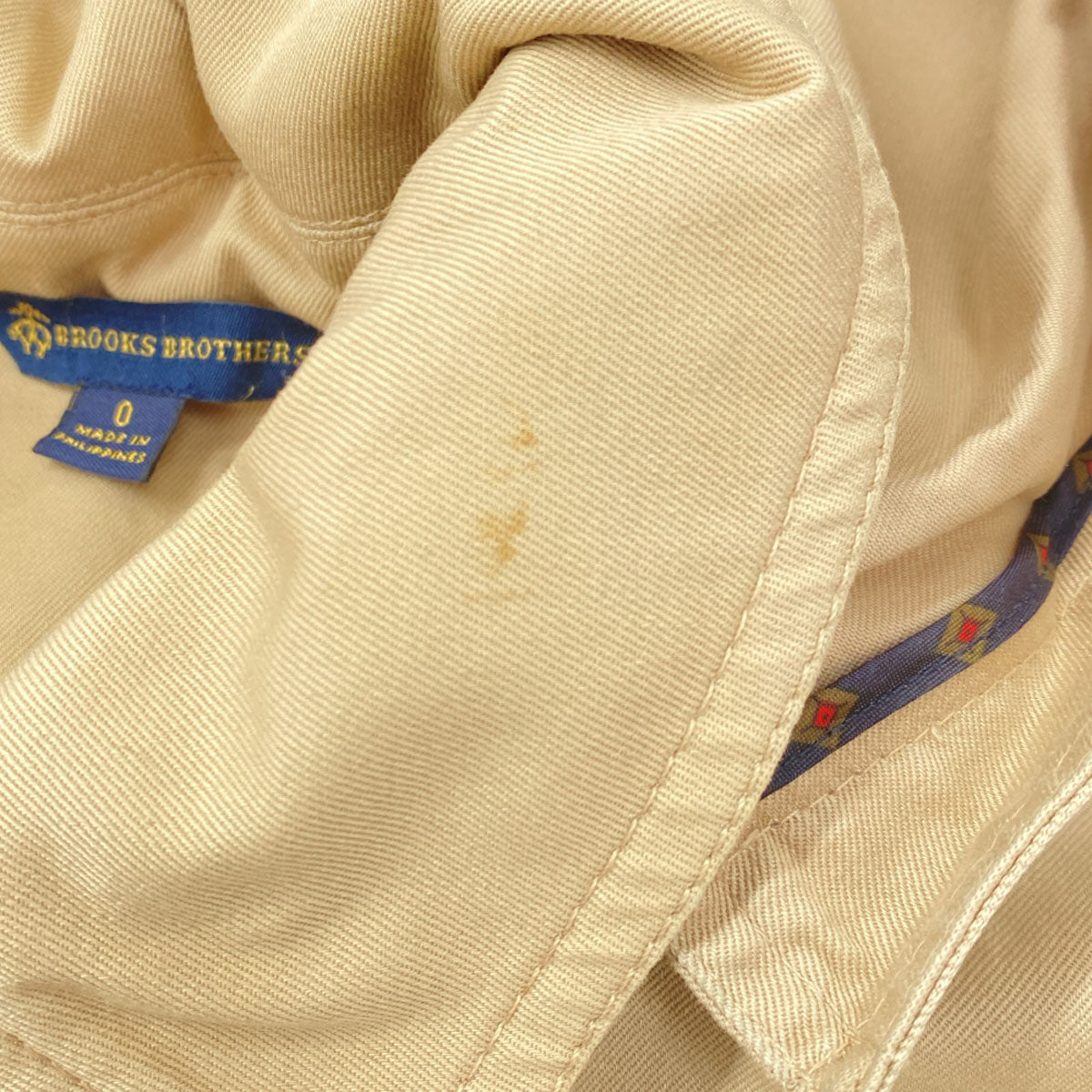 Brooks Brothers ブルックスブラザーズ フード付き トレンチコート 0 ライトベージュ レディース