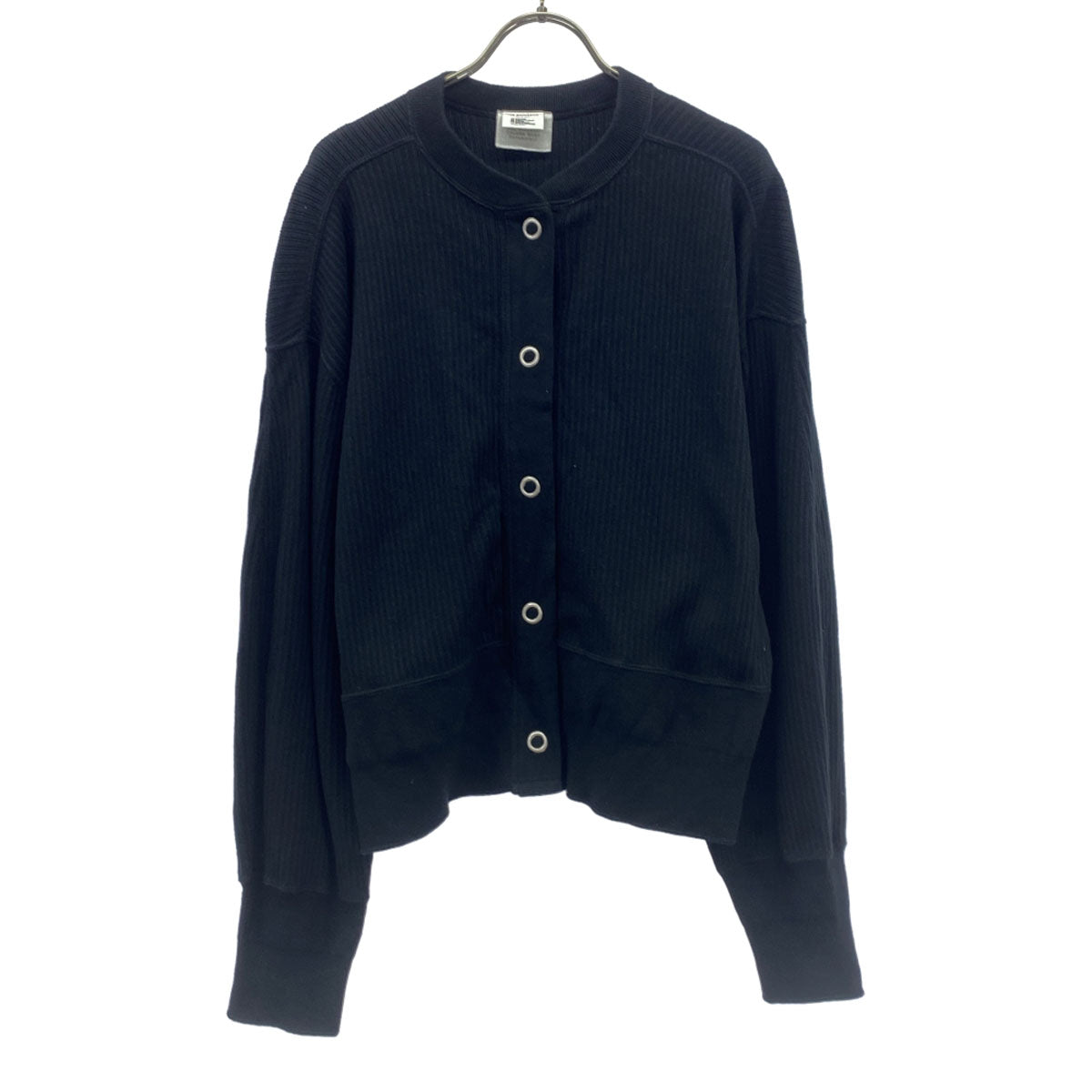 THE SHINZONE ザシンゾーン 日本製 長袖 クルーネック カーディガン F ブラック レディース