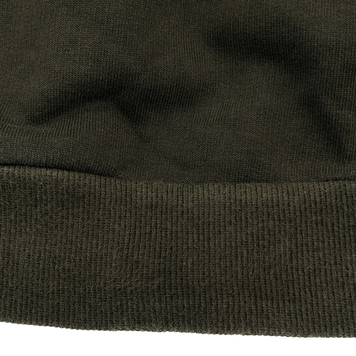 FRED PERRY フレッドペリー 日本製 ロゴ刺繍 長袖 スウェットパーカー L カーキ メンズ