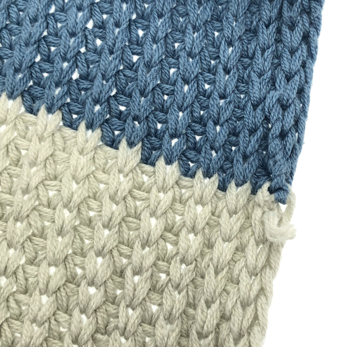 Candy Stripper キャンディーストリッパー ボーダー柄 Vネック ニットベスト 2 ブルー系 レディース