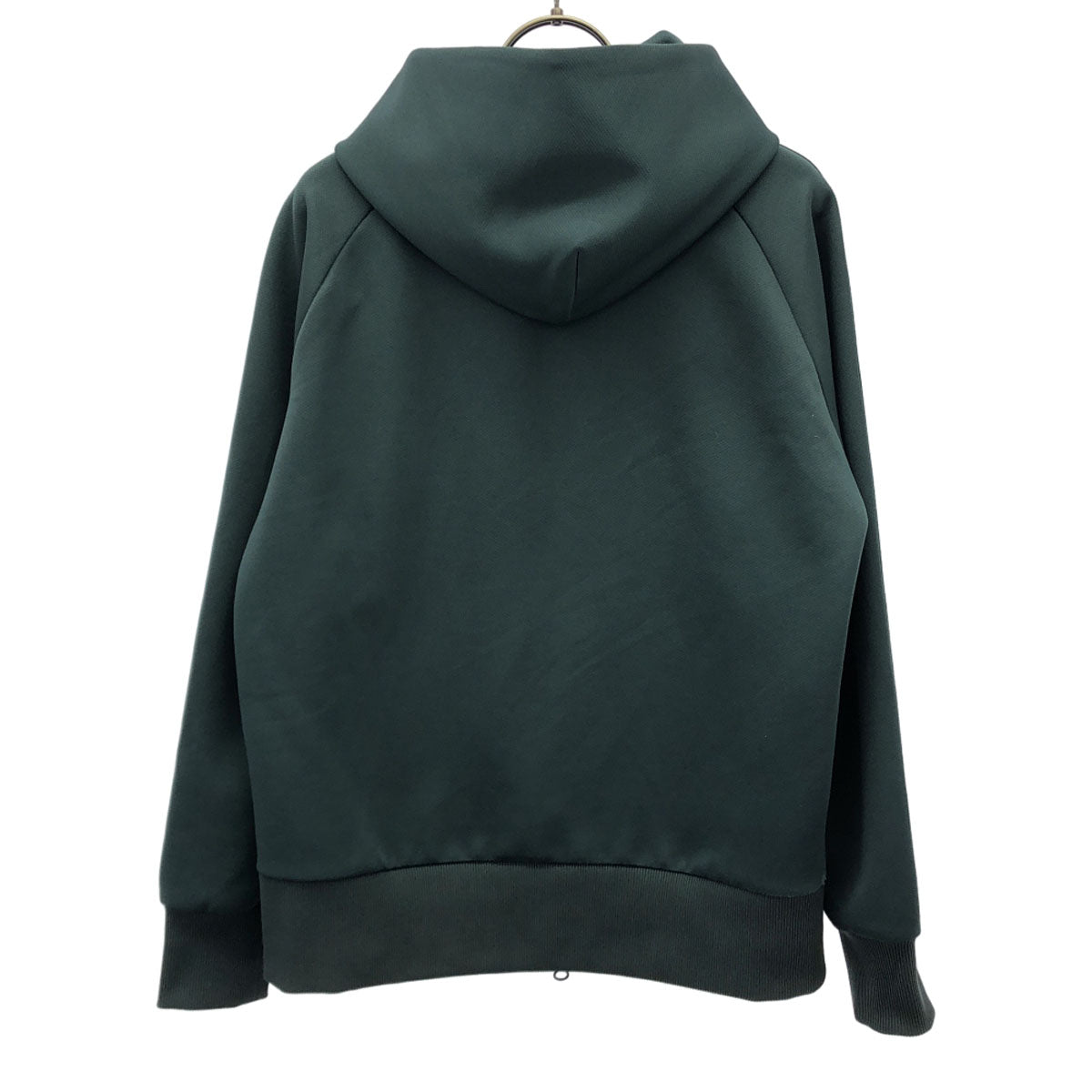 FRED PERRY フレッドペリー 日本製 ロゴ刺繍 フード付き ジップジャケット S グリーン系 メンズ