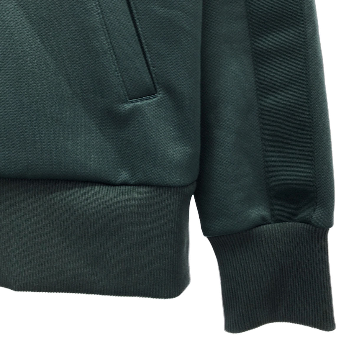 FRED PERRY フレッドペリー 日本製 ロゴ刺繍 フード付き ジップジャケット S グリーン系 メンズ