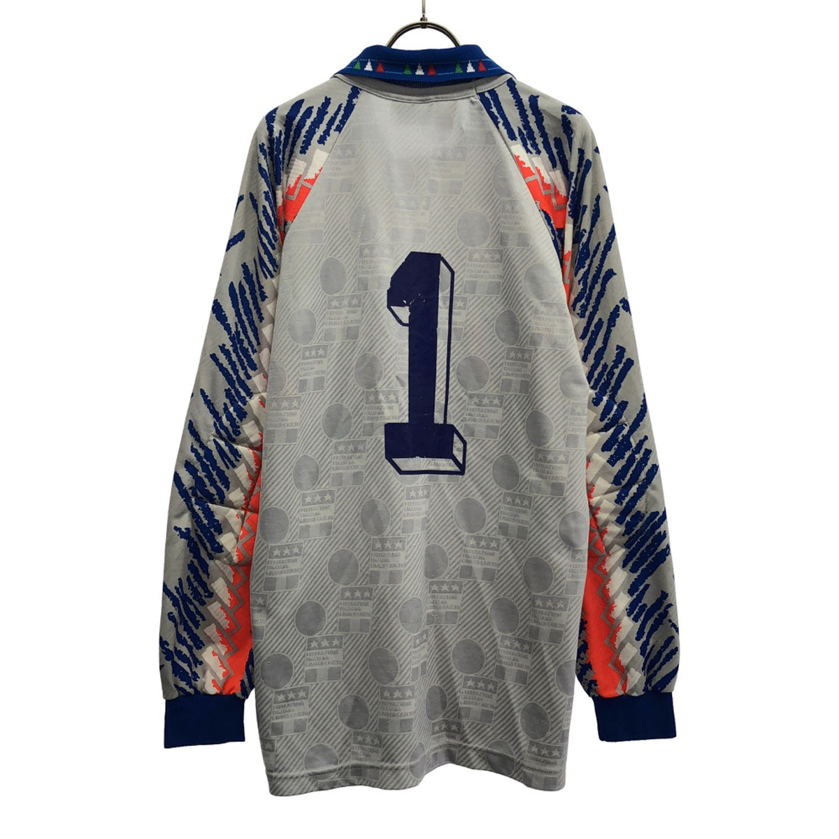 Diadora ディアドラ 90s イタリア代表 オールド サッカー 長袖 キーパー ユニフォーム L グレー系 メンズ