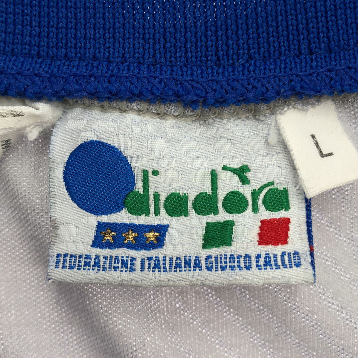 Diadora ディアドラ 90s イタリア代表 オールド サッカー 長袖 キーパー ユニフォーム L グレー系 メンズ