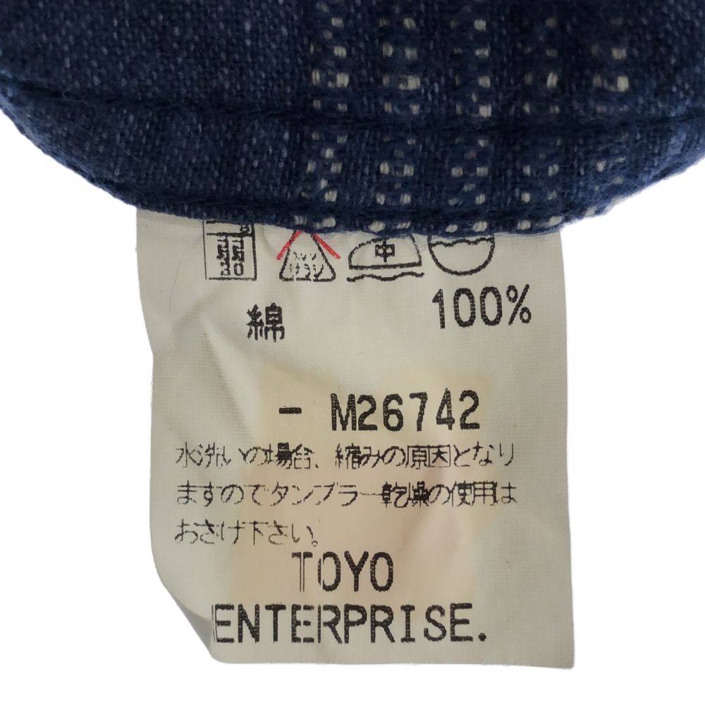 SUGAR CANE シュガーケーン 東洋エンタープライズ ボーダー 長袖 コットンシャツ LARGE ブルー系 メンズ