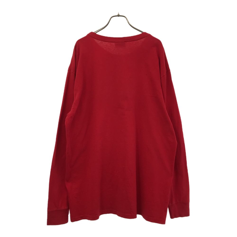 ポロジーンズ 長袖 Tシャツ L レッド POLO JEANS ロンT メンズ