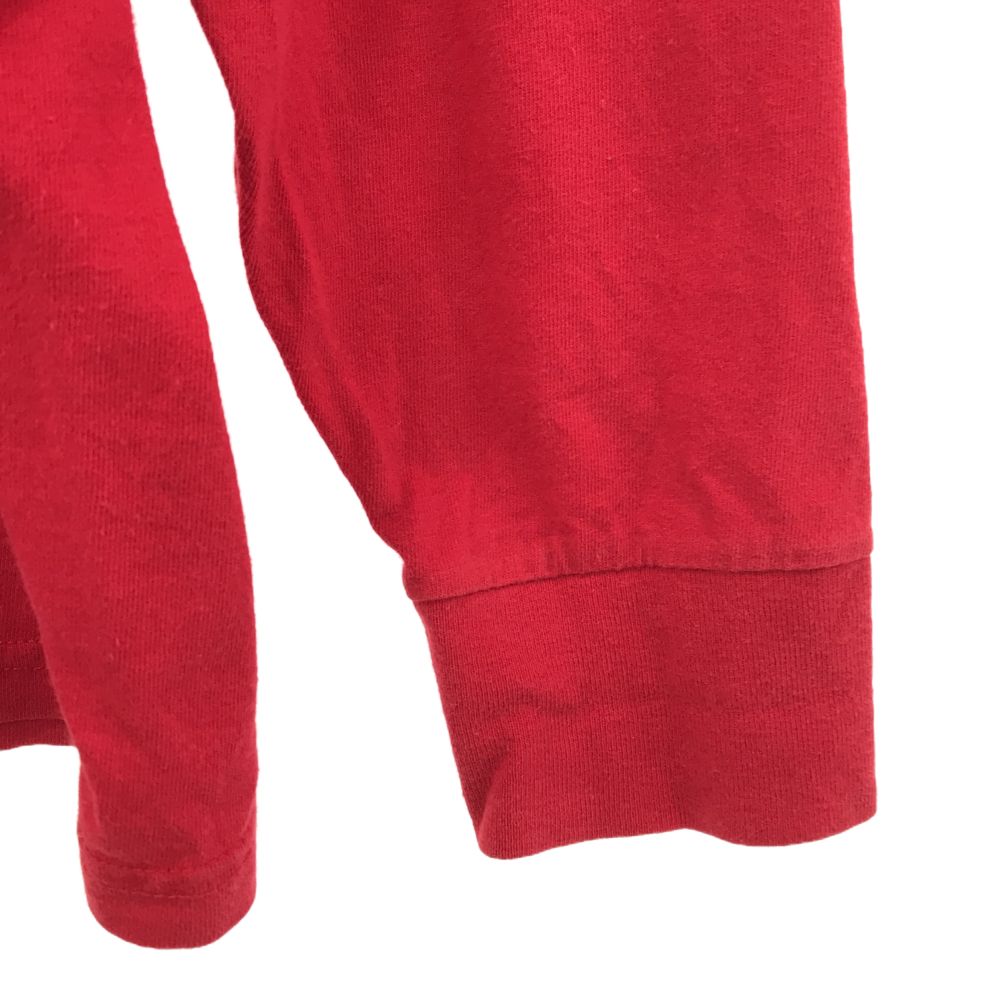 ポロジーンズ 長袖 Tシャツ L レッド POLO JEANS ロンT メンズ