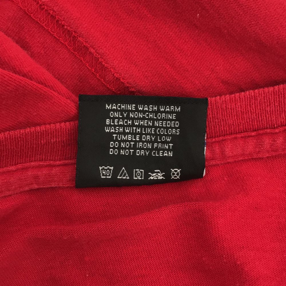 ポロジーンズ 長袖 Tシャツ L レッド POLO JEANS ロンT メンズ