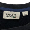 ラコステスポーツ 長袖 スウェット トレーナー S ネイビー LACOSTE SPORT 裏起毛 メンズ