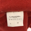 ランセル 長袖 ニット M オレンジ×ブラウン LANCEL セーター メンズ