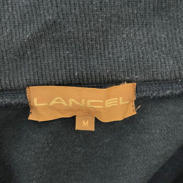 ランセル 長袖 ハーフジップ トレーナー M グリーン系 LANCEL メンズ