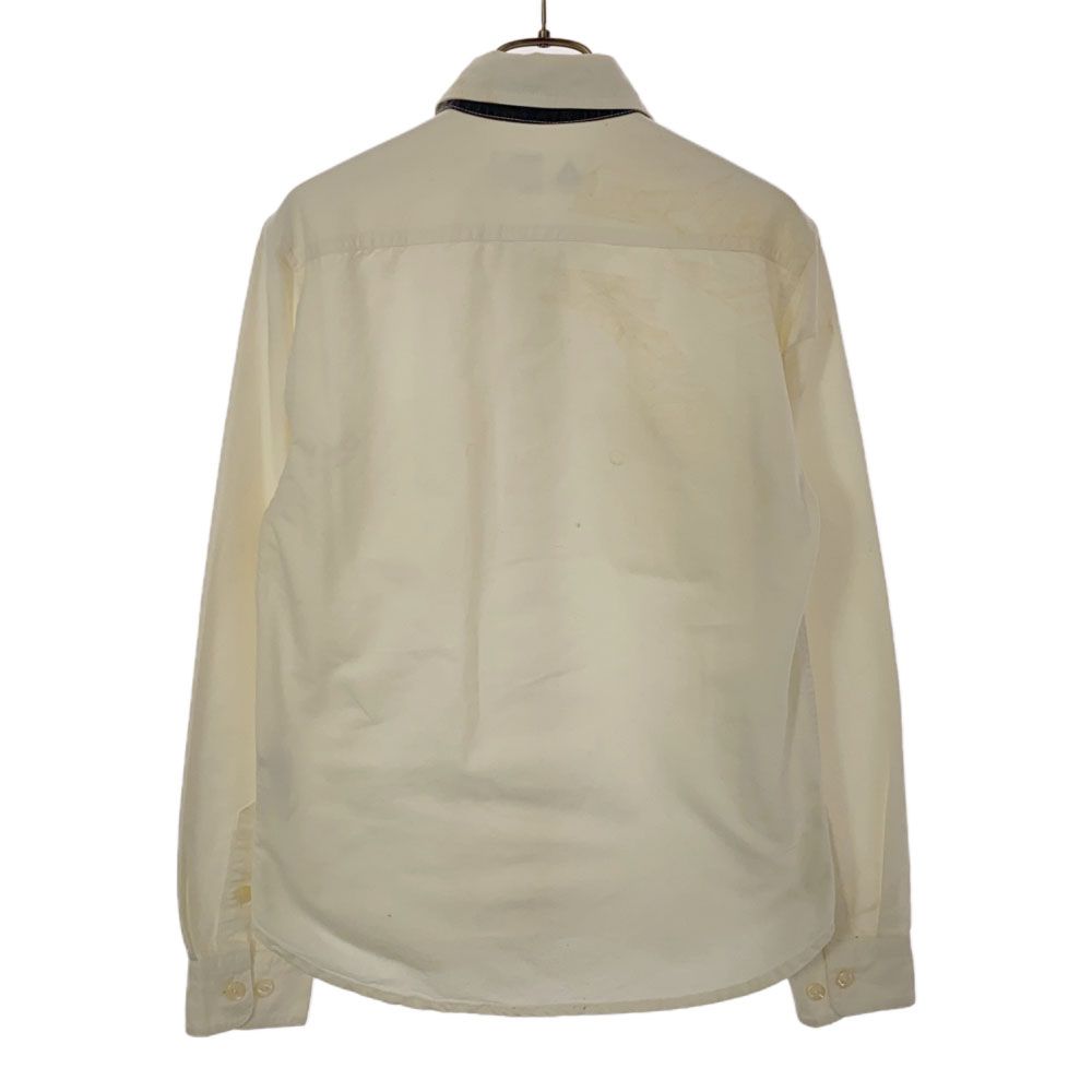 CHALLENGER チャレンジャー 日本製 長袖 コットンシャツ S ホワイト系 メンズ