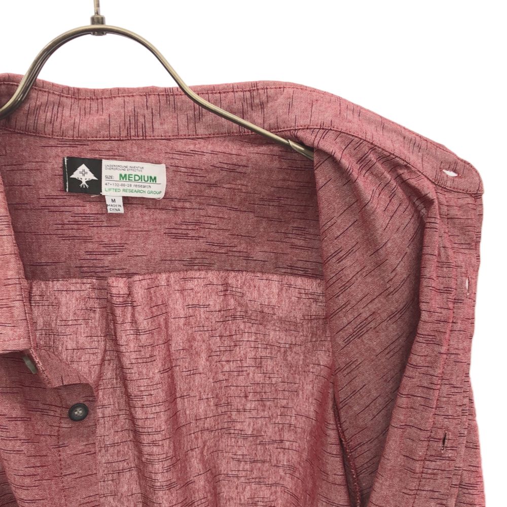 エルアールジー 長袖 シャツ M レッド LRG メンズ