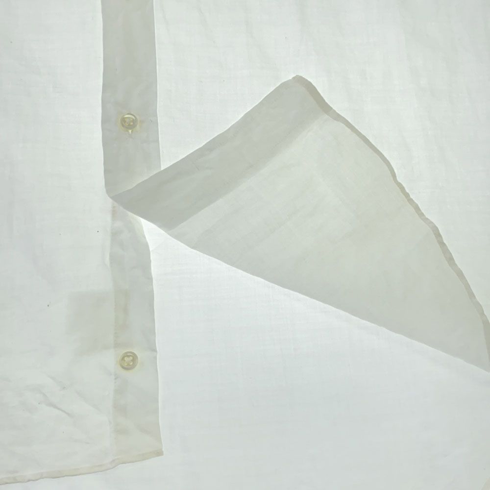 LANVIN ランバン 長袖 シャツ 42-82 ホワイト メンズ