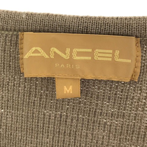 ランセル ウール 長袖 ワンピース M ブラウン LANCEL レディース