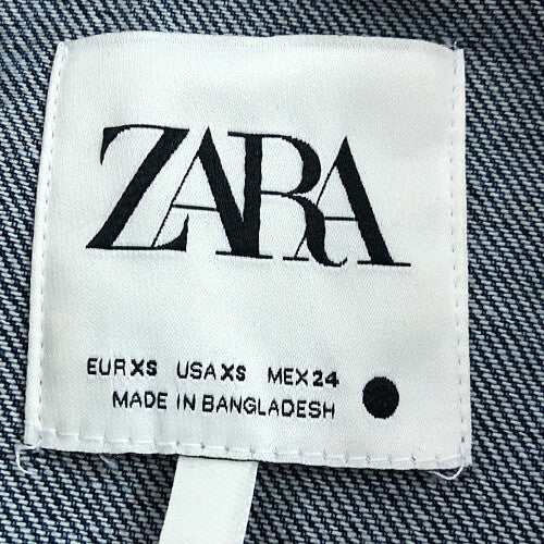 ザラ 長袖 デニム シャツワンピース XS ZARA レディース