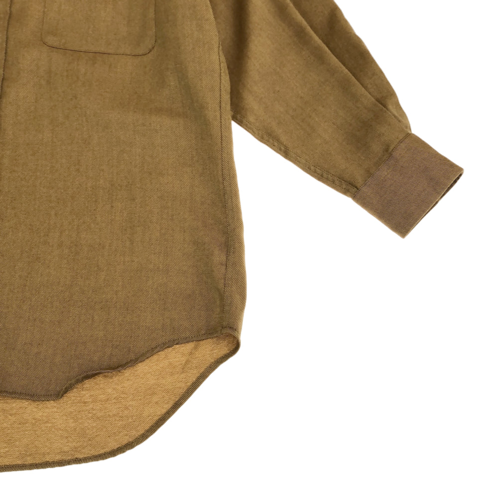 オースチンリード ウール 長袖 シャツ M マスタード Austin Reed メンズ