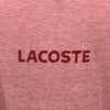 ラコステ 日本製 長袖 Vネック Tシャツ WM~ML ピンク系 LACOSTE HOMEWEAR ロンT レディース