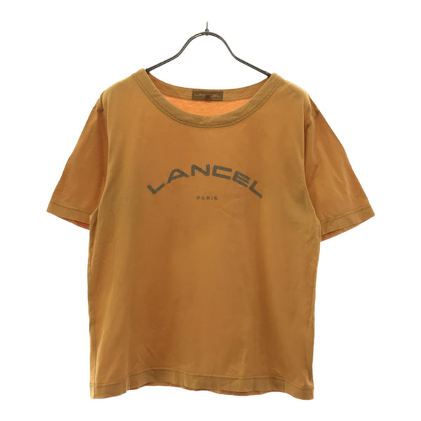 ランセル ワッペン 半袖 Tシャツ M オレンジ LANCEL メンズ