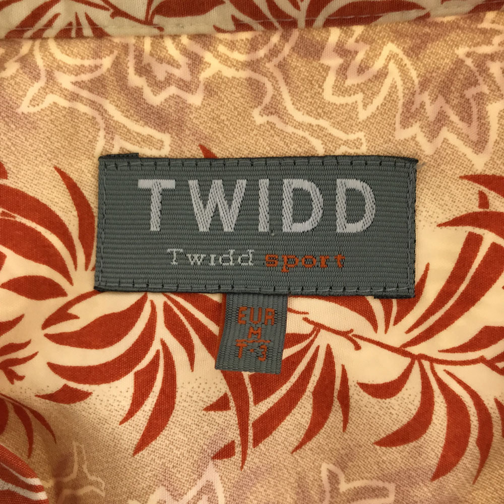 TWIDD 総柄 半袖 アロハシャツ M ブラウン系 TWIDD メンズ