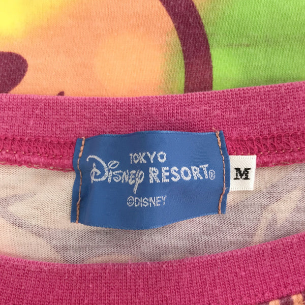 東京ディズニーリゾート ミニーマウス 半袖 Tシャツ M オレンジ系 TOKYO DISNEY RESORT レディース