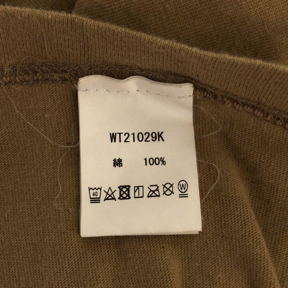 ワイルドシングス プリント 半袖 Tシャツ M カーキ WILDTHINGS メンズ