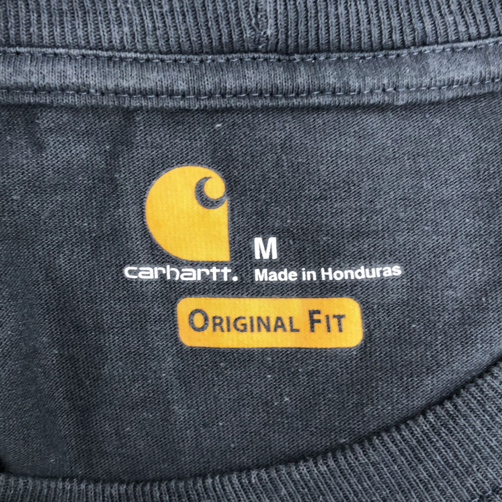 カーハート 半袖 Tシャツ M ネイビー系 Carhartt ポケT メンズ