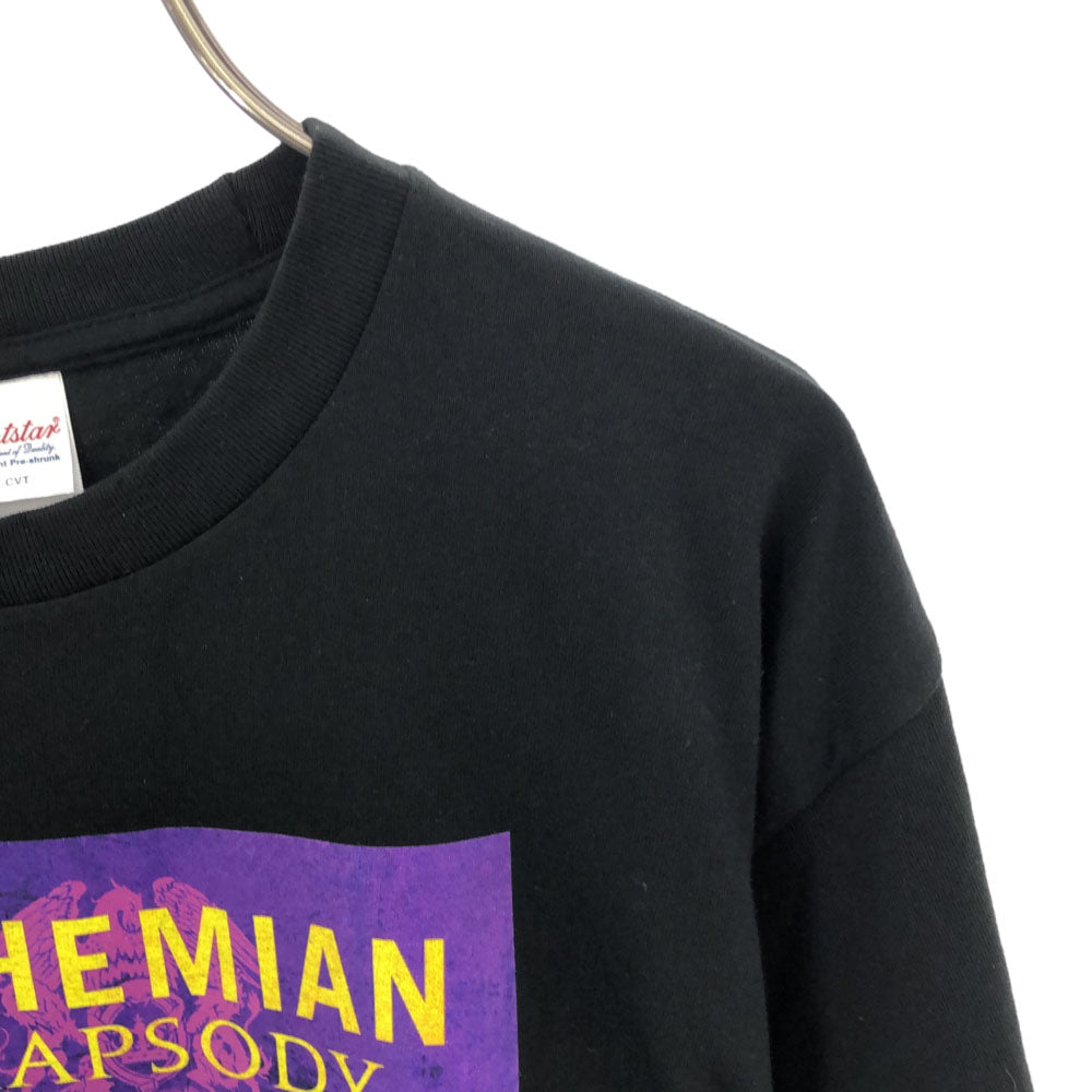 プリンス ボヘミアンラプソディー プリント 半袖 Tシャツ L ブラック Prince メンズ