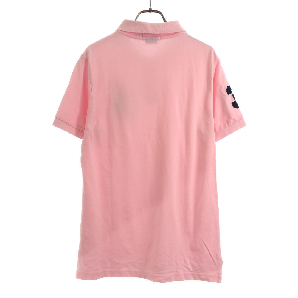 ポロバイラルフローレン ビッグポニー 半袖 ポロシャツ M ピンク Polo by Ralph Lauren 鹿の子地 メンズ