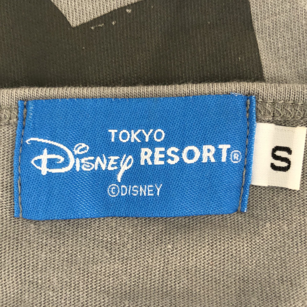 東京ディズニーリゾート キャラクター プリント ミッキーマウス 半袖 Tシャツ S グレー TOKYO DISNEY RESORT メンズ