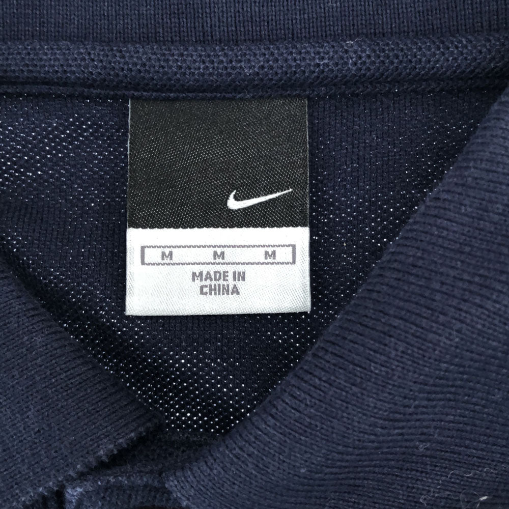 ナイキ 半袖 ポロシャツ M ネイビー NIKE 鹿の子地 メンズ