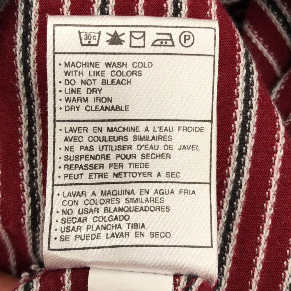 ナイキ ボーダー 半袖 ポロシャツ S レッド系 NIKE メンズ