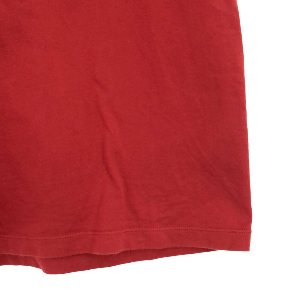 アディダス トレフォイルロゴ 半袖 Tシャツ L レッド adidas メンズ