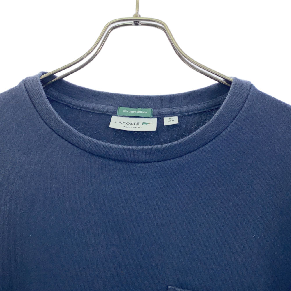 ラコステ 日本製 半袖 Tシャツ M ネイビー LACOSTE ポケT メンズ