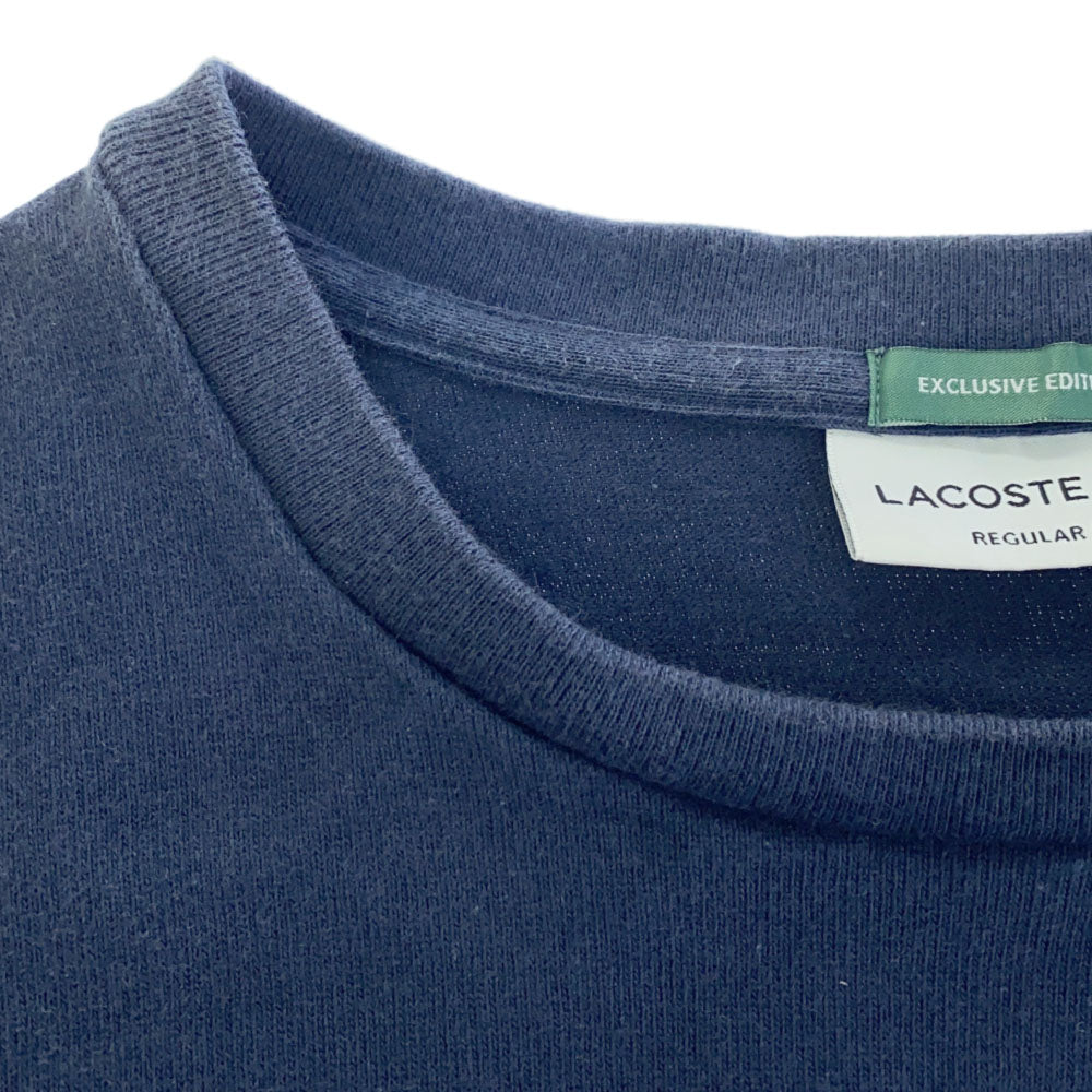 ラコステ 日本製 半袖 Tシャツ M ネイビー LACOSTE ポケT メンズ