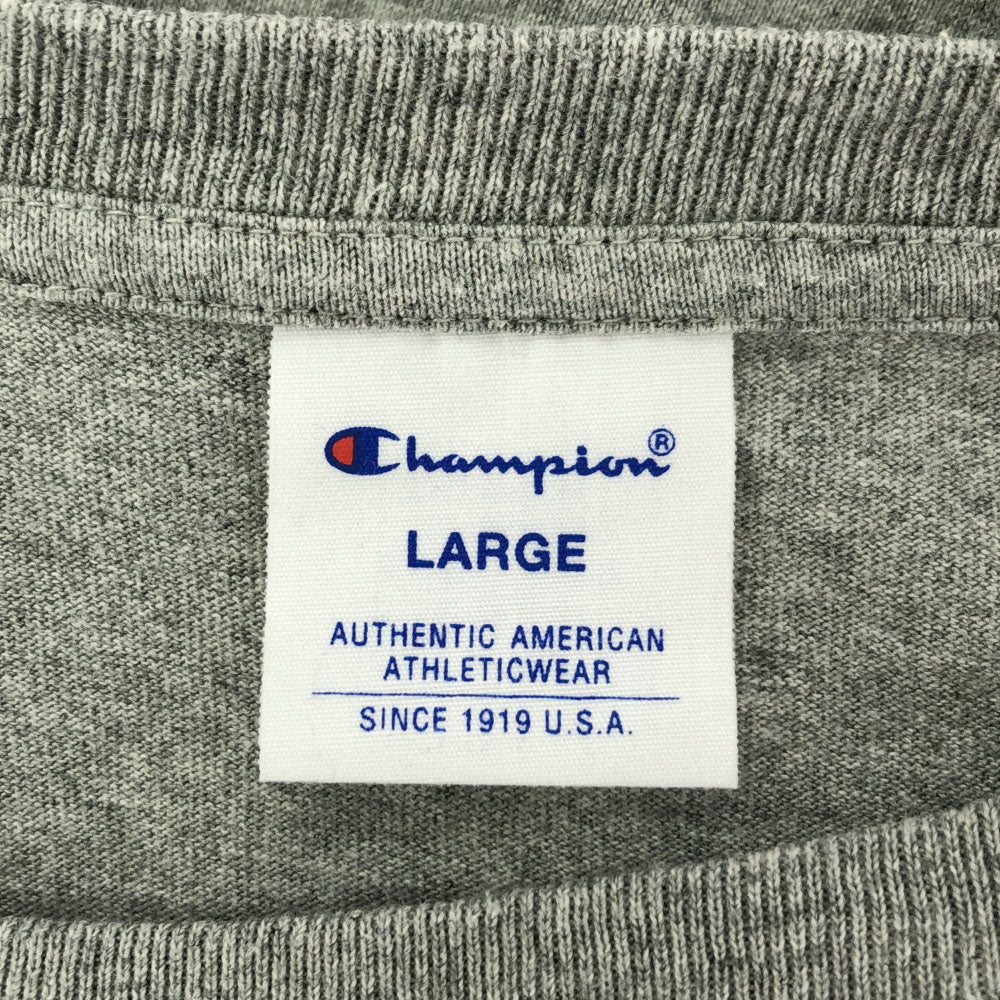 チャンピオン 半袖 ワンピース LARGE グレー Champion レディース