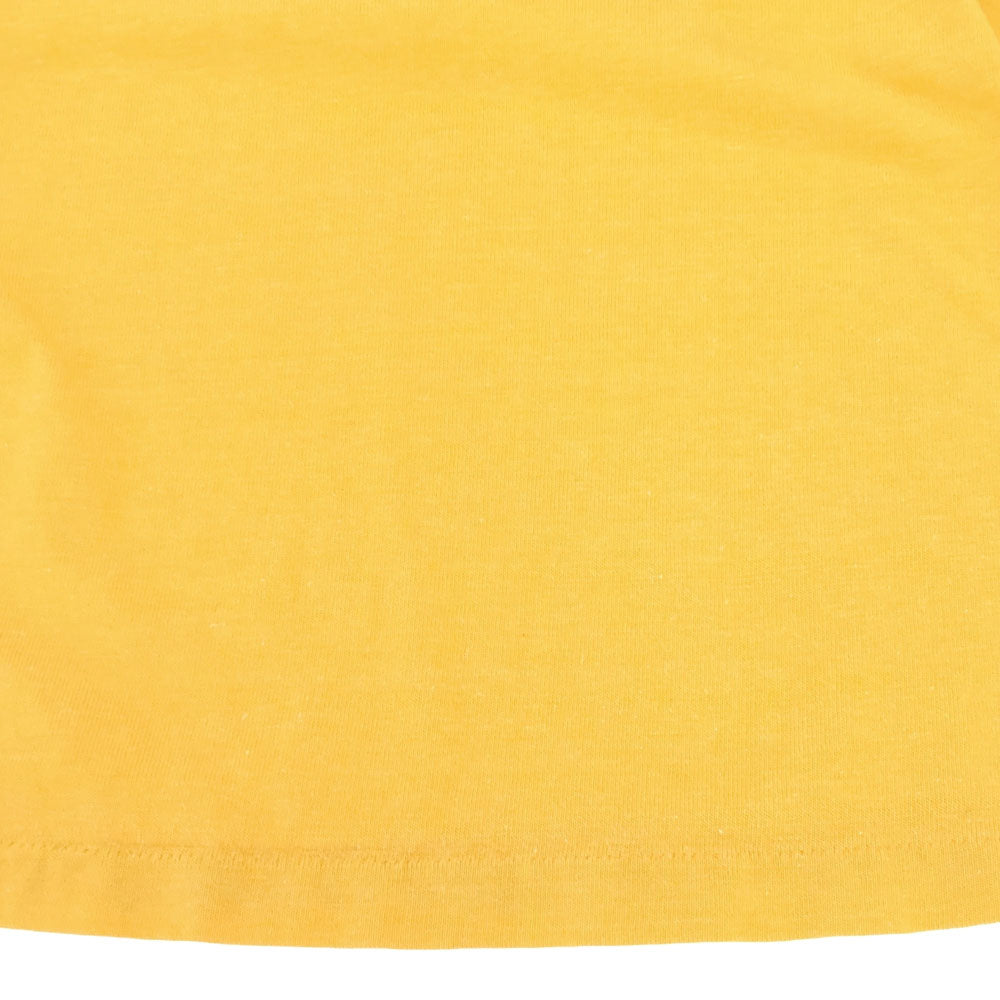 BRITTANIA ブリタニア USA製 5分袖 Vネック Tシャツ S イエロー メンズ