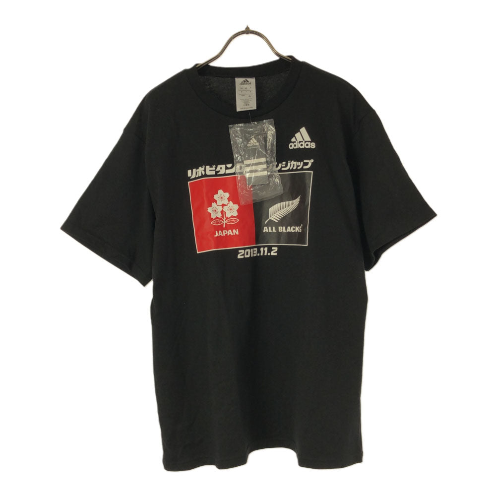 未使用 アディダス リポビタンD チャレンジカップ2013 半袖 Tシャツ XO ブラック adidas タグ付き ビッグサイズ メンズ