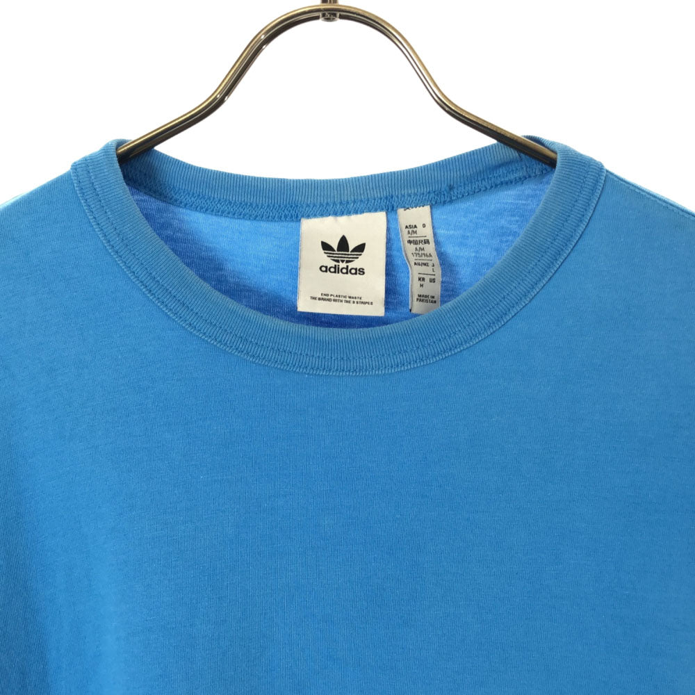 アディダス トレフォイルロゴ 半袖 Tシャツ L ブルー系 adidas メンズ