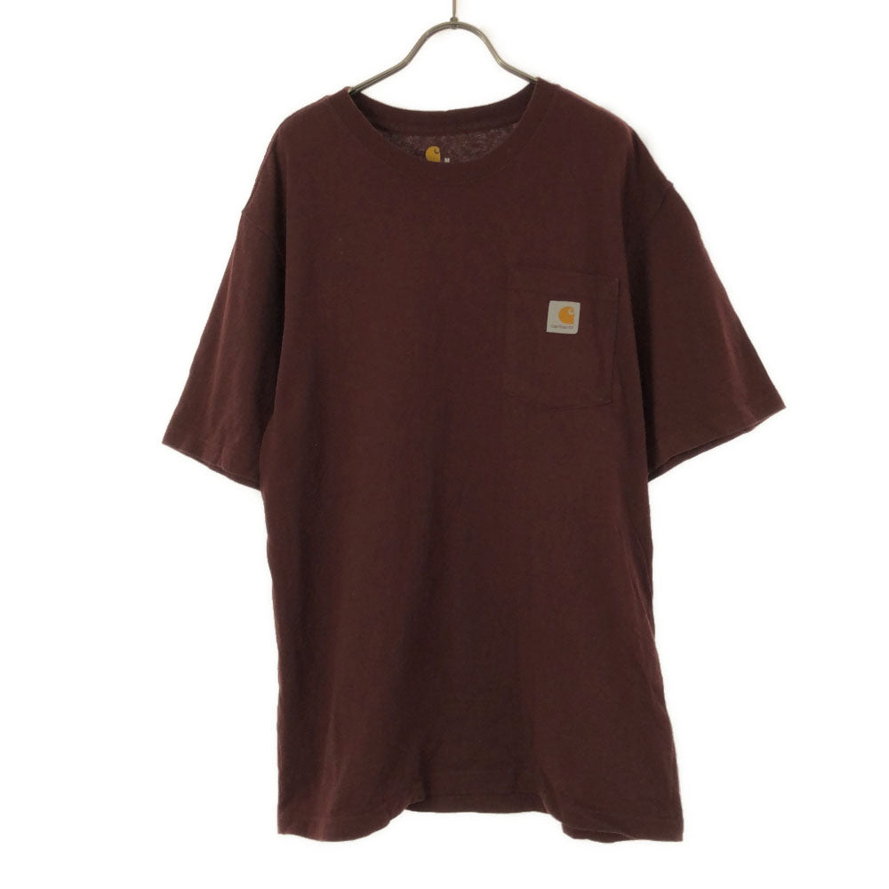 カーハート 半袖 Tシャツ M ボルドー Carhartt メンズ