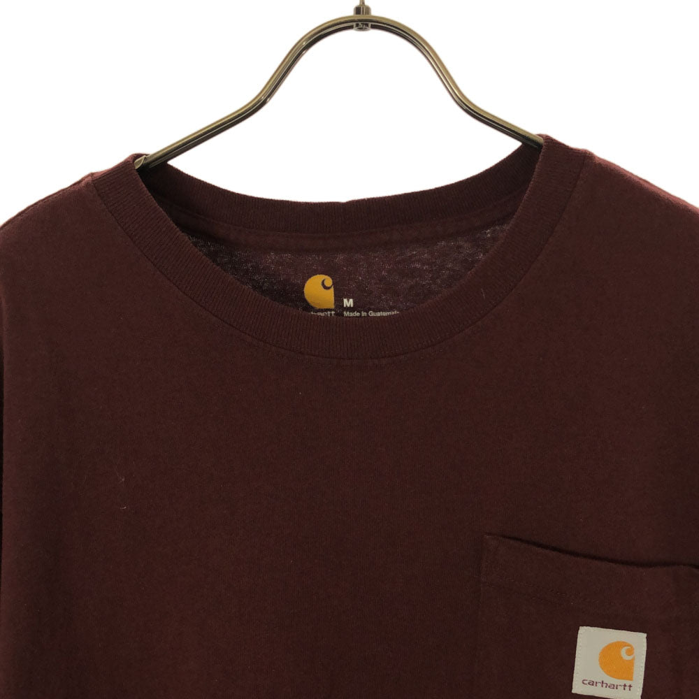 カーハート 半袖 Tシャツ M ボルドー Carhartt メンズ